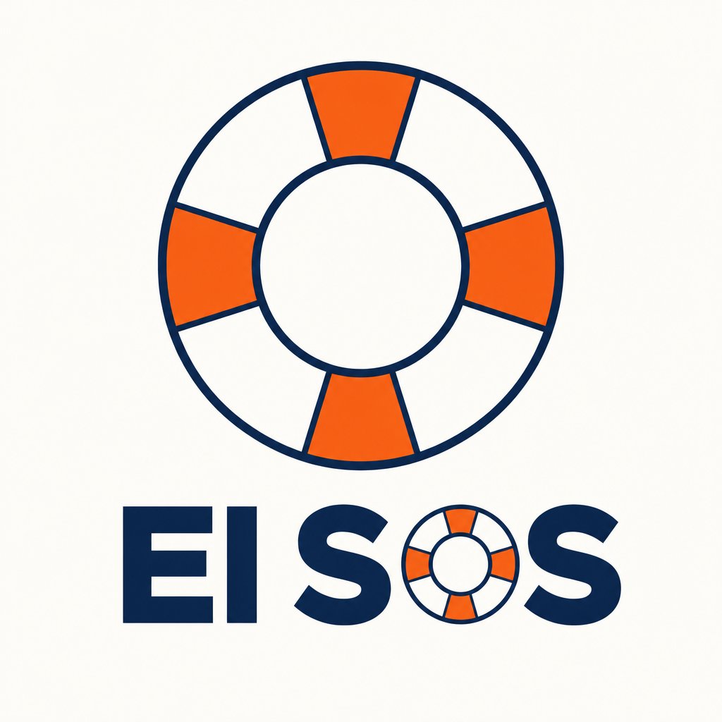 Lifebuoy mark above the EI SOS wordmark